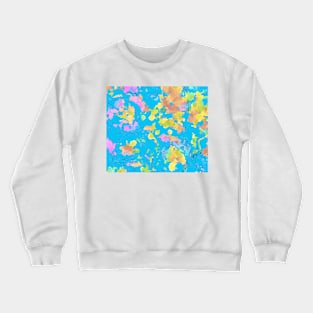 Turquoise splash Crewneck Sweatshirt